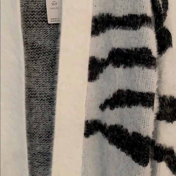 Anthropologie Zebra Eyelash Cardigan - Picture 7 of 9
